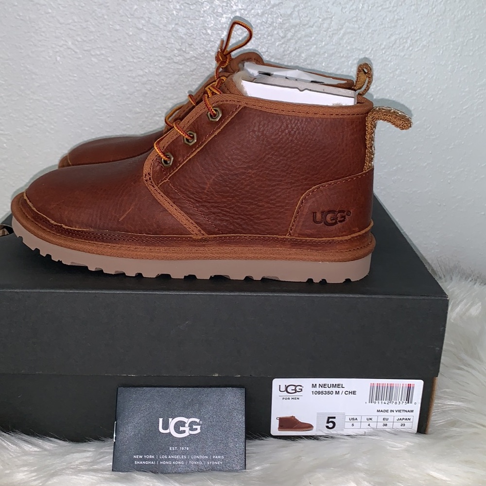 UGG Australia Neumel Leather Men's Boot - Picture 8 of 8
